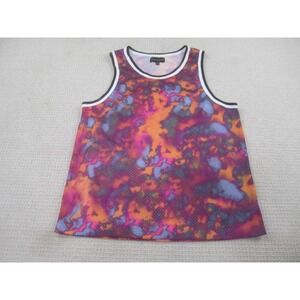 No Boundaries Shirt Mens Large Multicolor Jersey‎ Basketball Streetwear Mesh